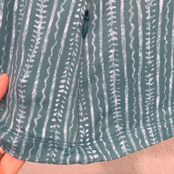 Title Nine Steadfast Dress/Romper in AjRak Stripe      size L - Picture 3 of 11